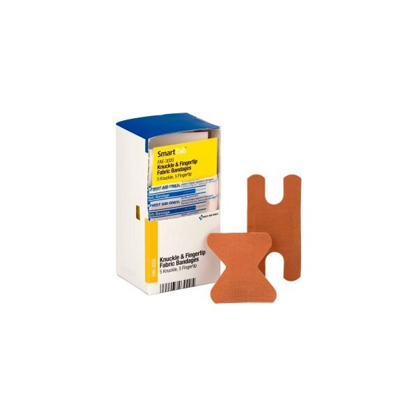 Acme United First Aid Only FAE-3020 SmartCompliance Refill 5 Knuckle & 5 Fingertip Bandages, Fabric, 10/Box FAE-3020 - main